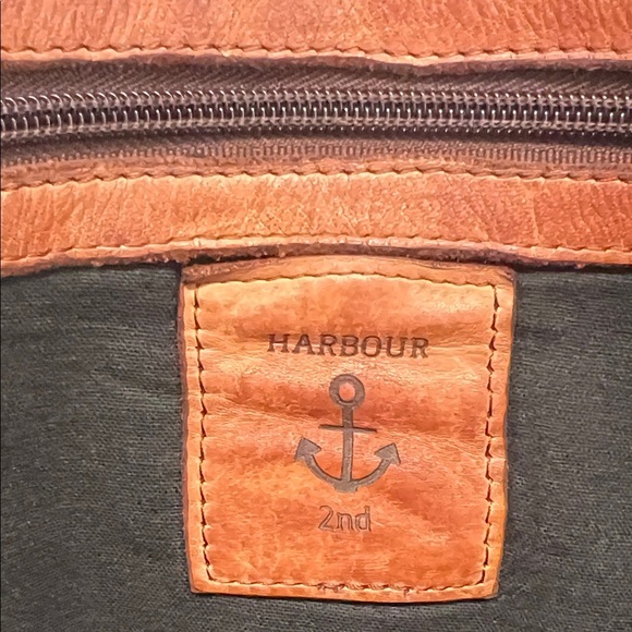 Harbour 2nd | Leather Tote/Backpack Bag in Cognac - Picture 9 of 9